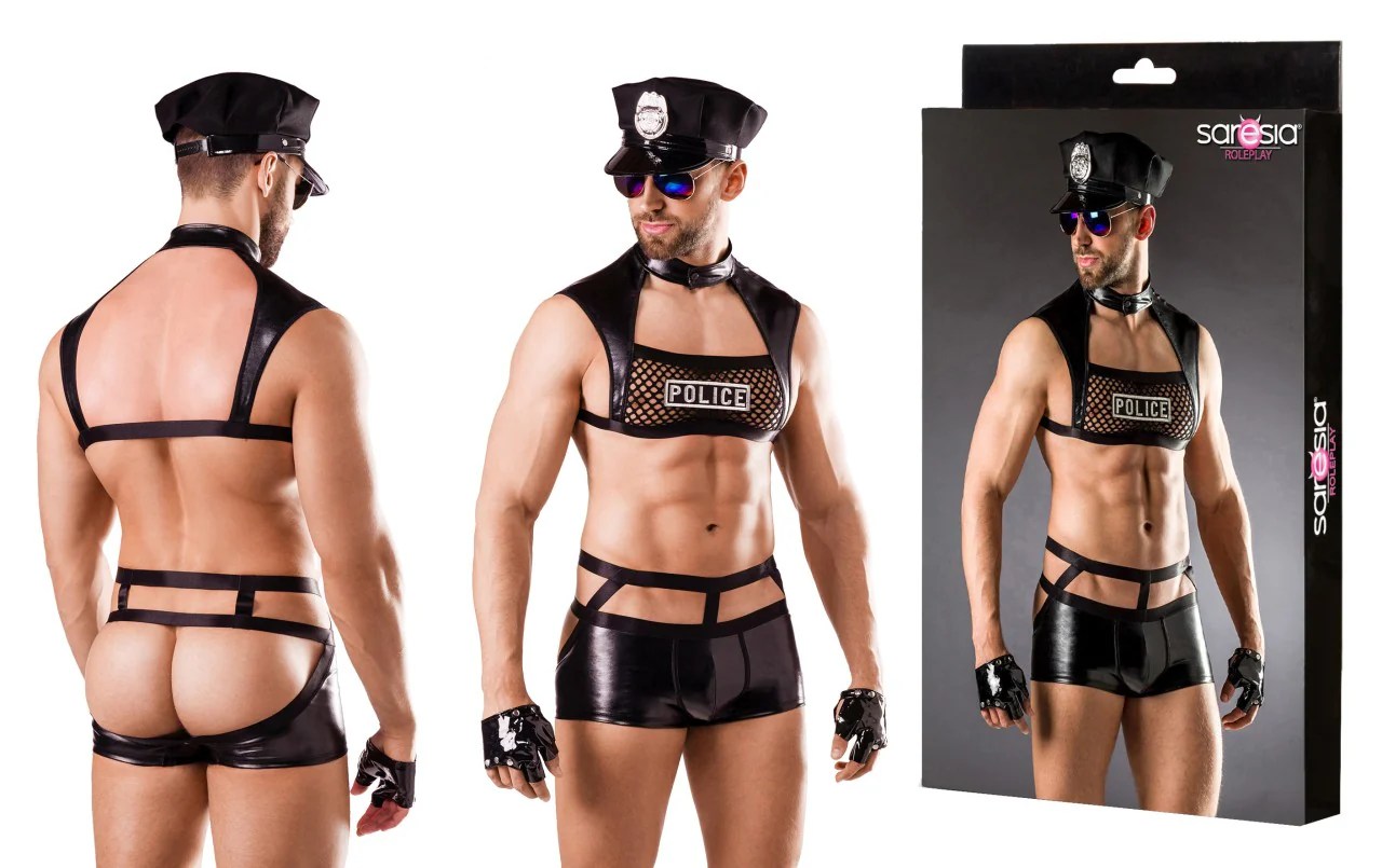 Herren Polizisten Kostüm