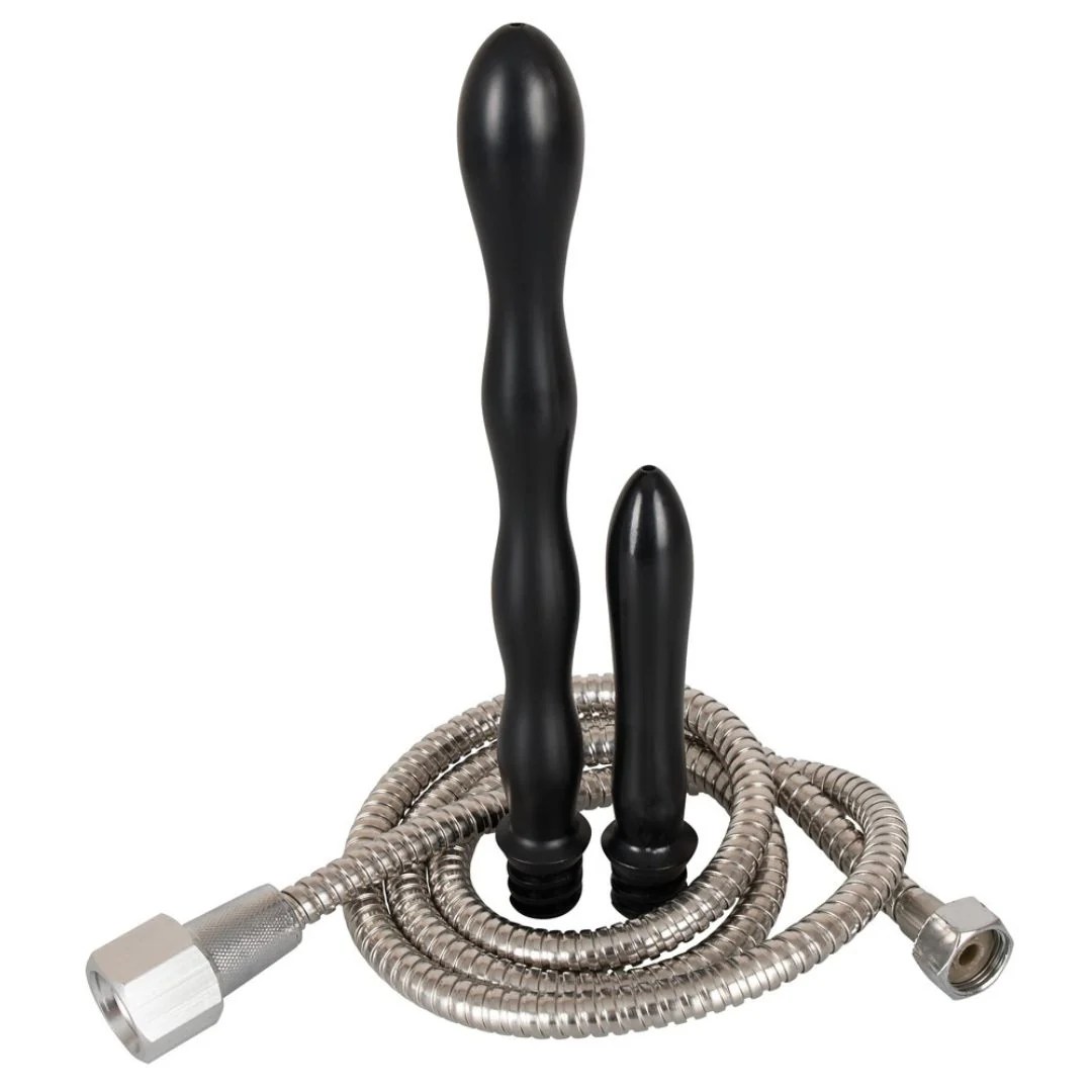 Intimdusche mit 2 Aufsätzen und Schlauch