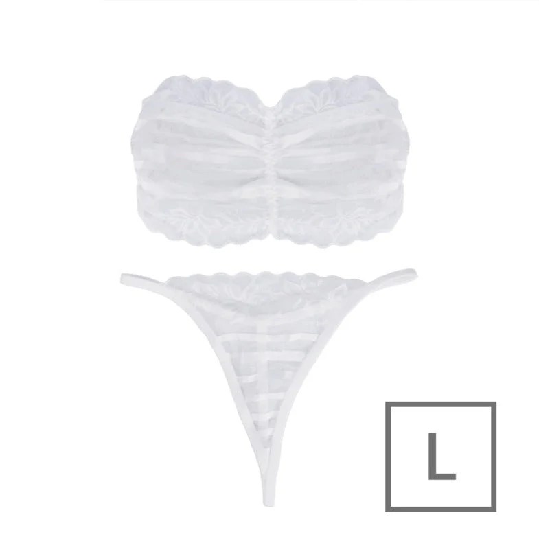 Tantaly Transparentes Spitzen-BH-Set