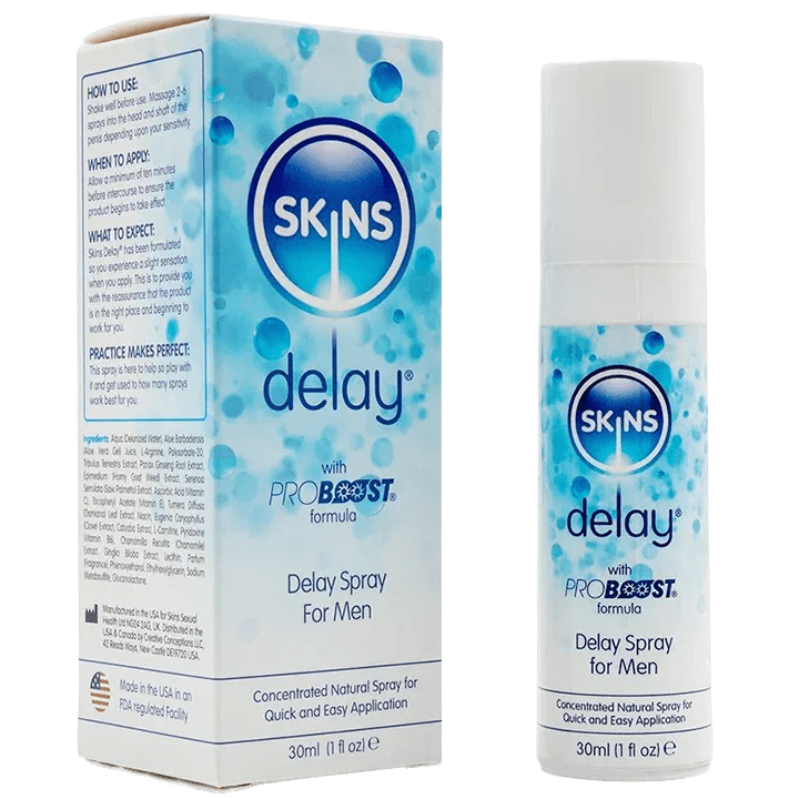 Skins Natural Delay Spray 30ml (Fragrance Free)