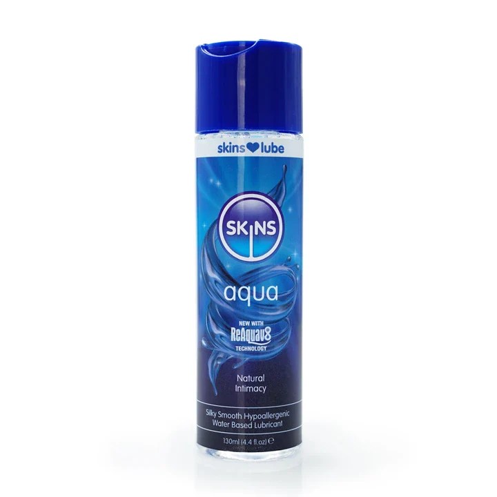 Skins Aqua Water Based Lubricant 4.4 fl oz (130ml)