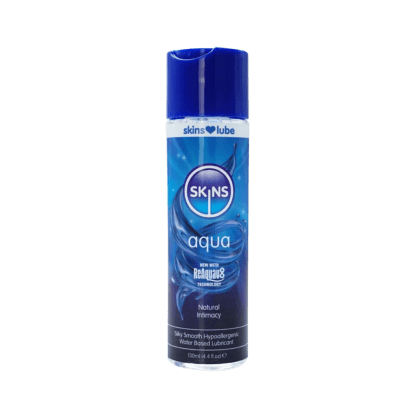 Skins Aqua Water Based Lubricant 4.4 fl oz (130ml) Skins Aqua Water Based Lubricant 4.4 fl oz (130ml)