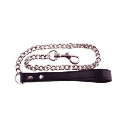 Leather Lead With Chain Leather Lead With Chain