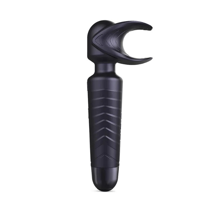 MAN WAND Evo 2-in-1 Wand & Frenulum Stimulator – Crescendo Black Plum