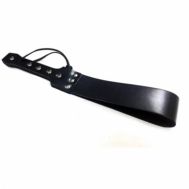 Leather Folded Paddle Black