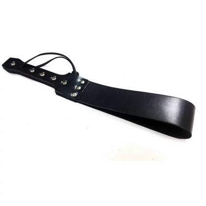 Leather Folded Paddle Black Leather Folded Paddle Black