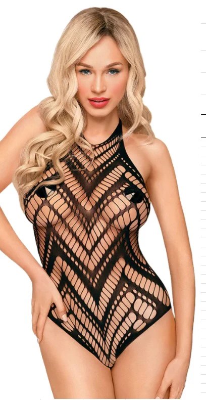 Penthouse Go Hotter Mesh Teddy – Plus size
