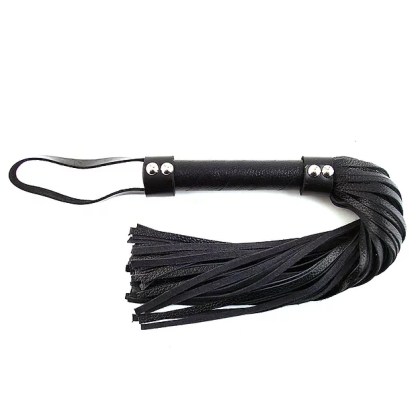 Leather Flogger H Style Black Leather Flogger H Style Black