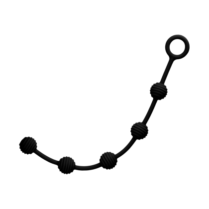 Silikon-Analkette mit Struktur, 25,5 cm Silikon-Analkette mit Struktur, 25,5 cm