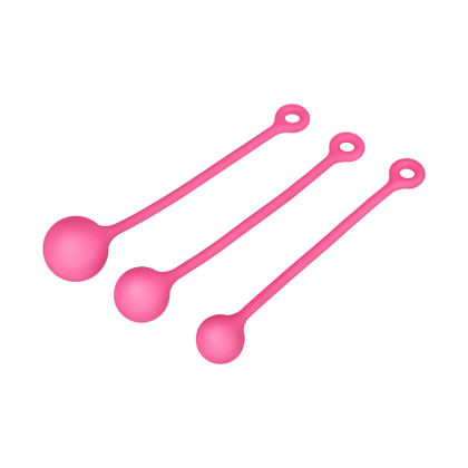 Liebeskugel-Trainingsset aus Silikon, 3 Teile Liebeskugel-Trainingsset aus Silikon, 3 Teile