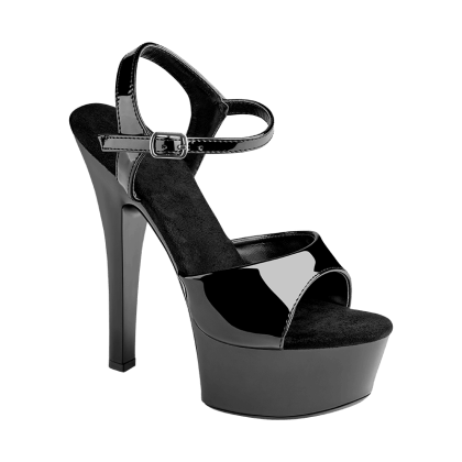 Plateau-Sandalette mit Riemchen Plateau-Sandalette mit Riemchen