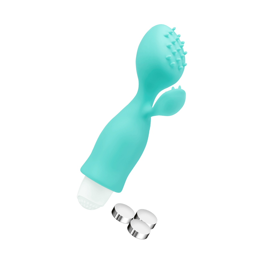 Noppenvibrator aus Silikon, 12 cm