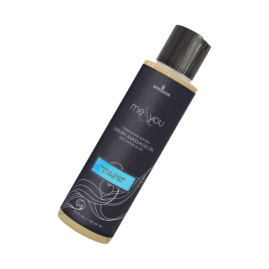 Me and You - Luxury Massage Oil Vanilla, Sugar & Sweet Pea, 125 ml