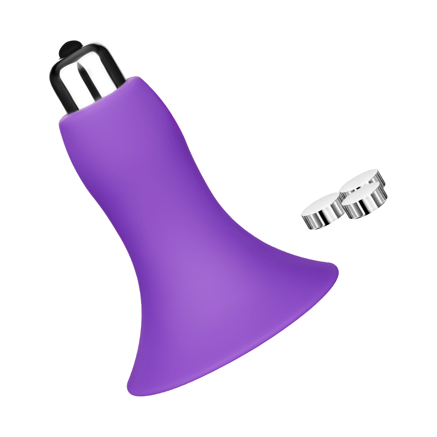 Noppen-Auflegevibrator aus Silikon, 9 cm