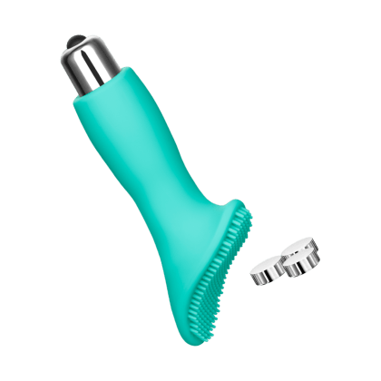 Noppen-Auflegevibrator aus Silikon, 11,5 cm Noppen-Auflegevibrator aus Silikon, 11,5 cm