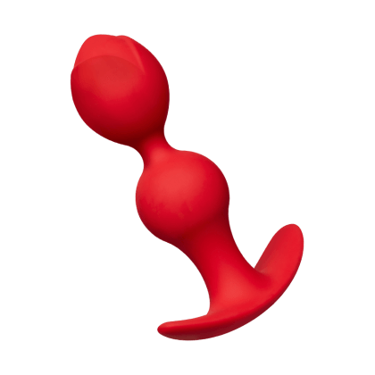 Runder Silikondildo mit Kugelstruktur, 12 cm Runder Silikondildo mit Kugelstruktur, 12 cm