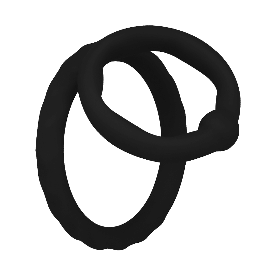 Penis- und Hodenring aus Silikon, 3,2 - 6,2 cm