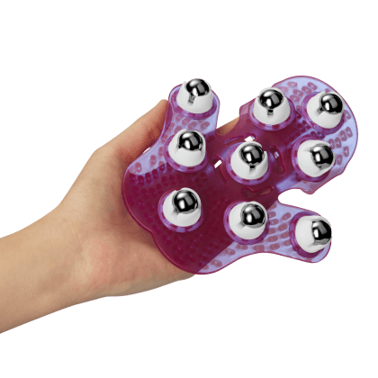 Massagehandschuh mit erogenen Reizkugeln Massagehandschuh mit erogenen Reizkugeln