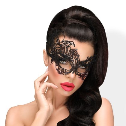 Asymmetrische Spitzenmaske Asymmetrische Spitzenmaske