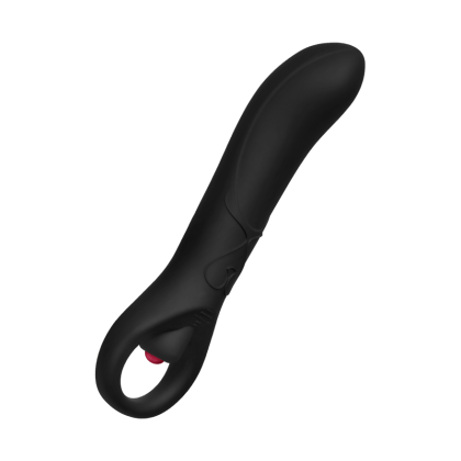 G-Spot Silikon-Vibrator mit Haltering G-Spot Silikon-Vibrator mit Haltering