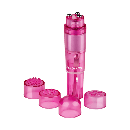 Power-Massager mit 4 Aufsätzen Power-Massager mit 4 Aufsätzen