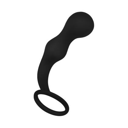 Verführerischer Analplug mit Hodenring, 14,5 cm Verführerischer Analplug mit Hodenring, 14,5 cm