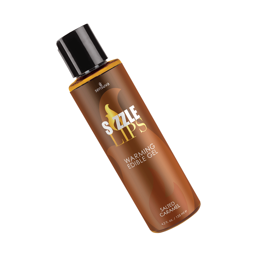 Sizzle Lips - Warming Edible Gel Salted Caramel, 125 ml