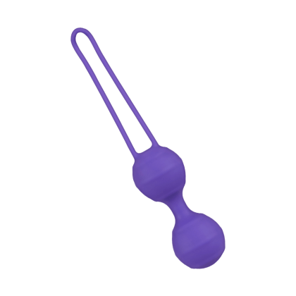 Zart gerippte Liebeskugeln mit Gewicht, Silikon, 3 cm Zart gerippte Liebeskugeln mit Gewicht, Silikon, 3 cm