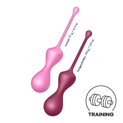 Satisfyer ‘Kegel Trainers’, 71 g + 110 g, 2 Stück Satisfyer ‘Kegel Trainers’, 71 g + 110 g, 2 Stück