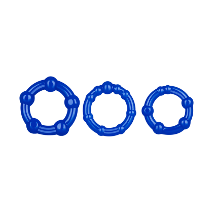 Beaded Cockrings, 3 Teile, 2 - 5 cm Beaded Cockrings, 3 Teile, 2 - 5 cm