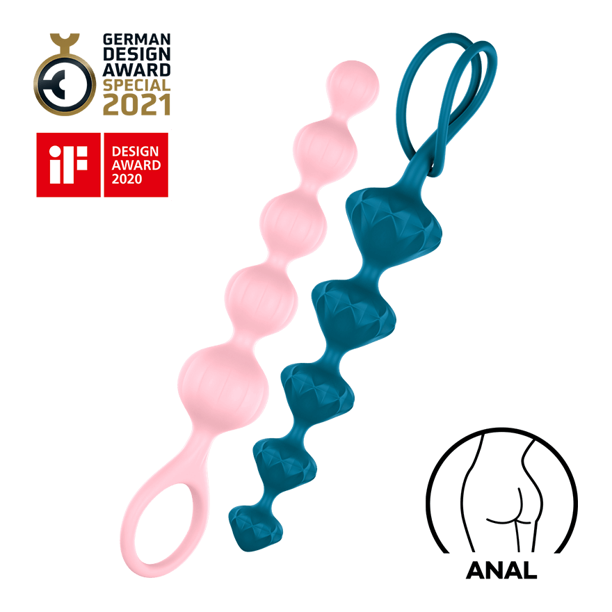 Satisfyer Love Beads aus Silikon, 20,5 cm