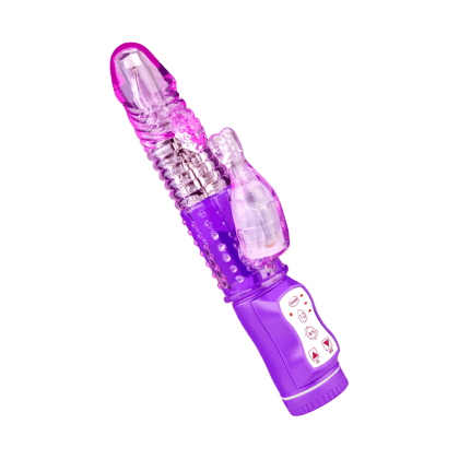 Rabbitvibrator mit Perlen, 21,5 cm Rabbitvibrator mit Perlen, 21,5 cm