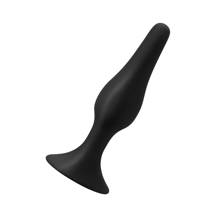 Analdildo aus Silikon, M, 13 cm