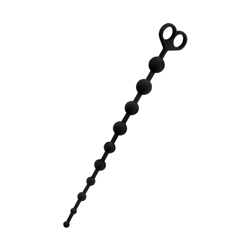 Kugel-Analkette aus Silikon, 34 cm