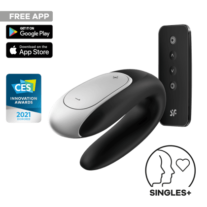 Satisfyer Double Fun Connect App, 9,5 cm, mit Fernbedienung Satisfyer Double Fun Connect App, 9,5 cm, mit Fernbedienung