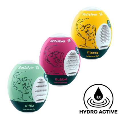 Satisfyer Masturbator Eggs, 3 Teile Satisfyer Masturbator Eggs, 3 Teile