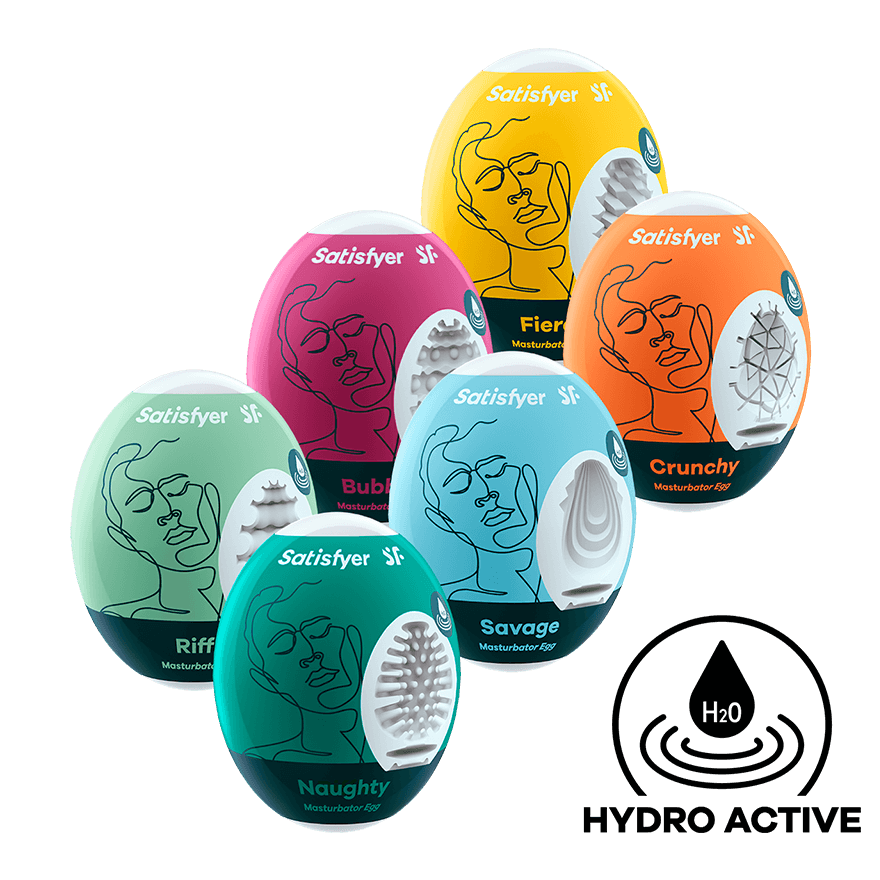 Satisfyer Masturbator Eggs, 6 Teile