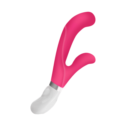 Aufladbarer Design-Rabbit aus Silikon, 20,5 cm Aufladbarer Design-Rabbit aus Silikon, 20,5 cm