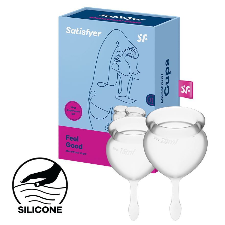 Satisfyer Feel Good - Menstrual Cup Set, 15 & 20 ml