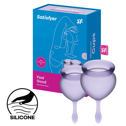 Satisfyer Feel Good - Menstrual Cup Set, 15 & 20 ml Satisfyer Feel Good - Menstrual Cup Set, 15 & 20 ml