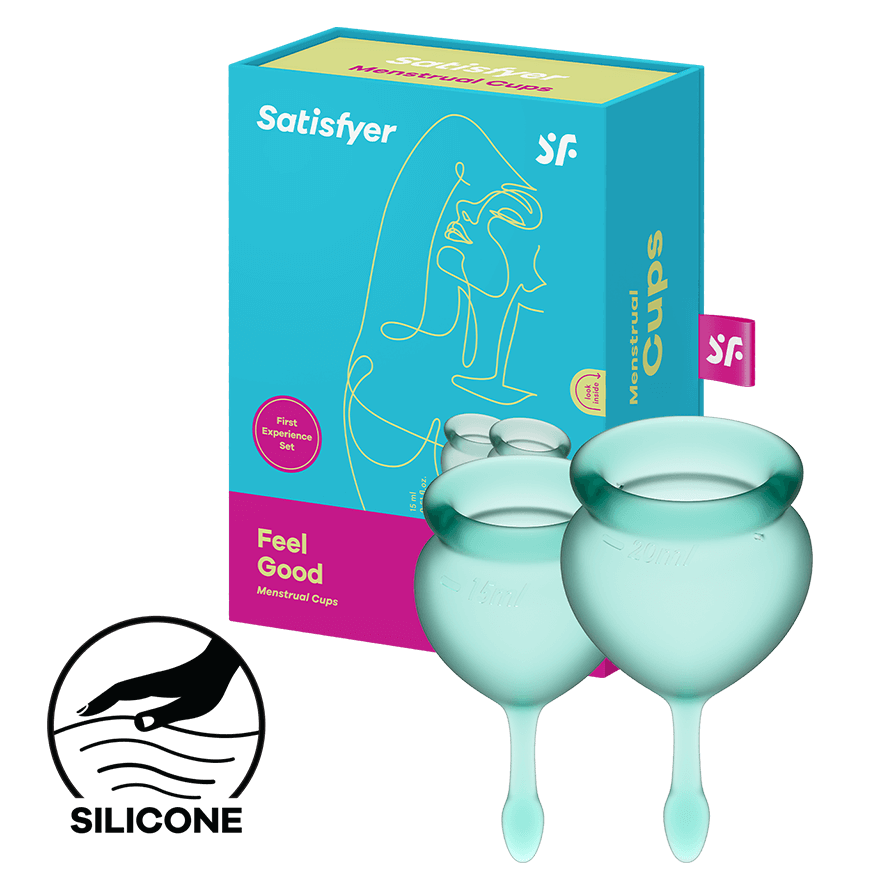 Satisfyer Feel Good - Menstrual Cup Set, 15 & 20 ml