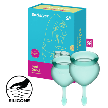 Satisfyer Feel Good - Menstrual Cup Set, 15 & 20 ml Satisfyer Feel Good - Menstrual Cup Set, 15 & 20 ml