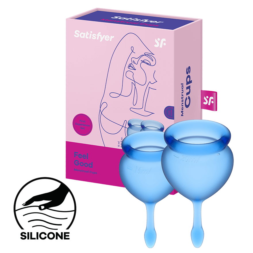 Satisfyer Feel Good - Menstrual Cup Set, 15 & 20 ml
