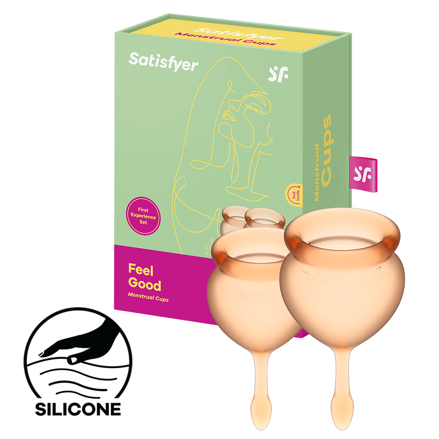 Satisfyer Feel Good - Menstrual Cup Set, 15 & 20 ml