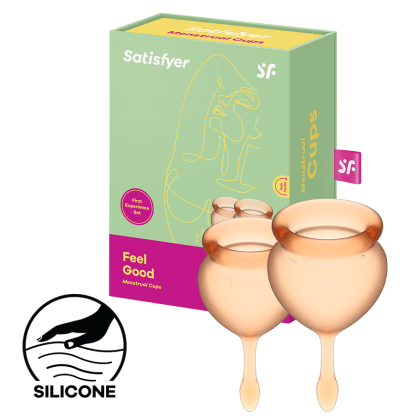 Satisfyer Feel Good - Menstrual Cup Set, 15 & 20 ml Satisfyer Feel Good - Menstrual Cup Set, 15 & 20 ml