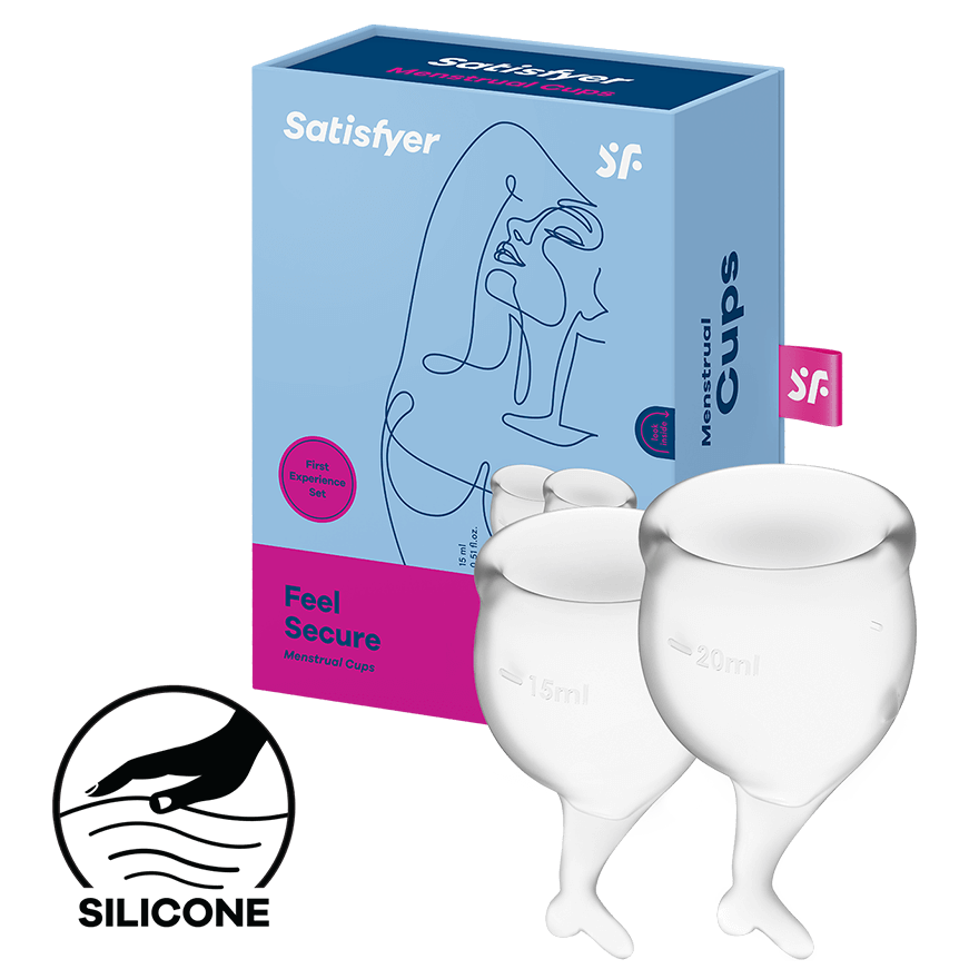 Satisfyer Feel Secure - Menstrual Cup Set, 15 & 20 ml