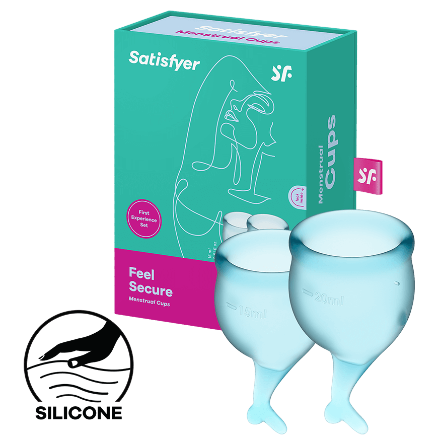 Satisfyer Feel Secure - Menstrual Cup Set, 15 & 20 ml