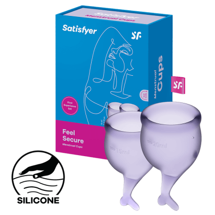 Satisfyer Feel Secure - Menstrual Cup Set, 15 & 20 ml Satisfyer Feel Secure - Menstrual Cup Set, 15 & 20 ml