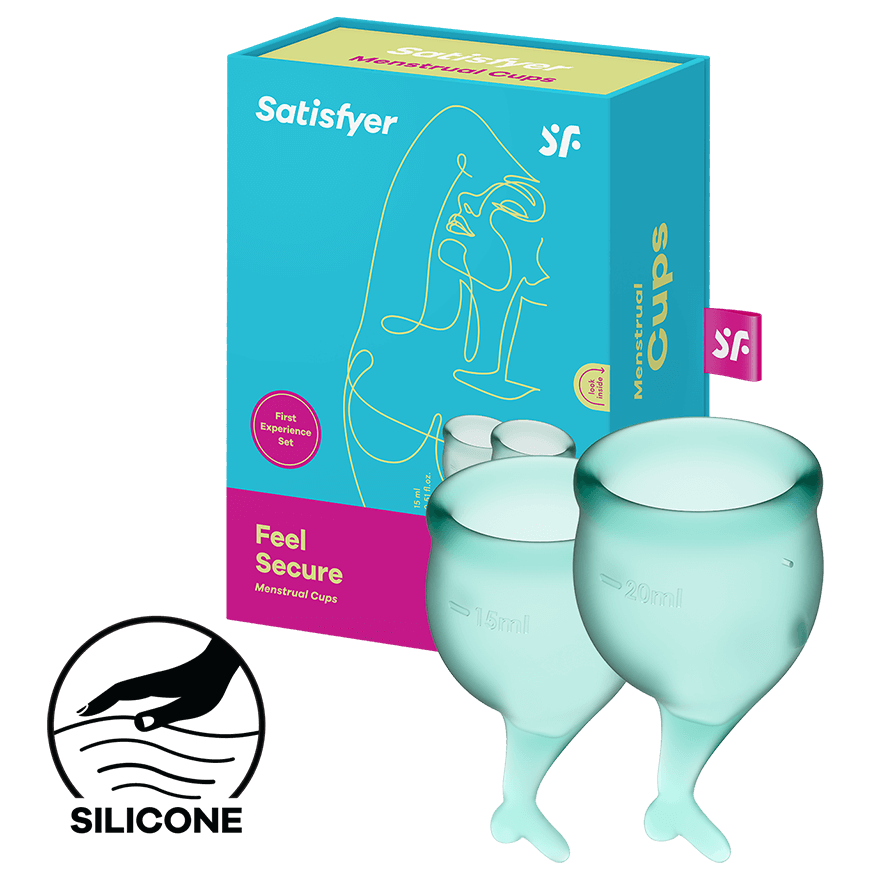 Satisfyer Feel Secure - Menstrual Cup Set, 15 & 20 ml