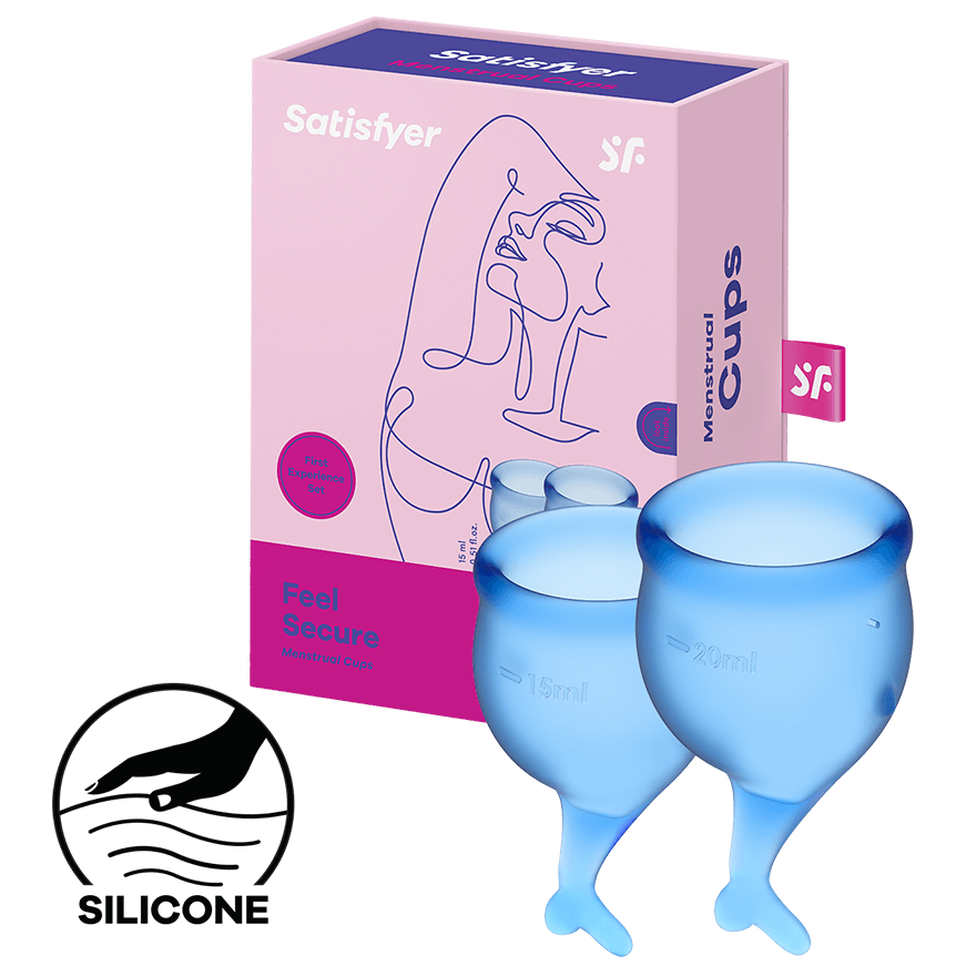 Satisfyer Feel Secure - Menstrual Cup Set, 15 & 20 ml